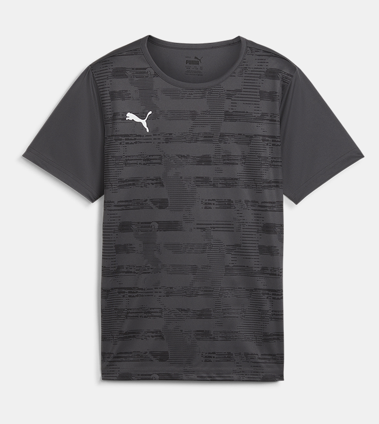 INDIVIDUALRISE Printed Crew Neck Jersey T-Shirt
