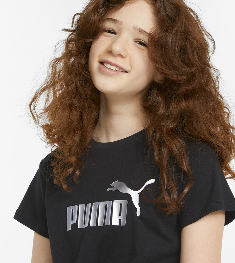 ESS Logo Printed Knot Detail T-Shirt