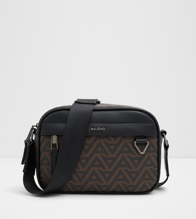Buy Aldo PUFFERS Monogram Patterned Camera Bag In Brown 6thStreet Bahrain