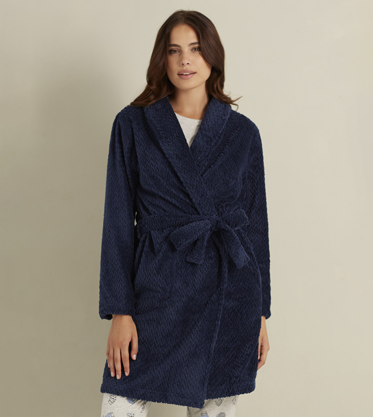 Fur discount night robe