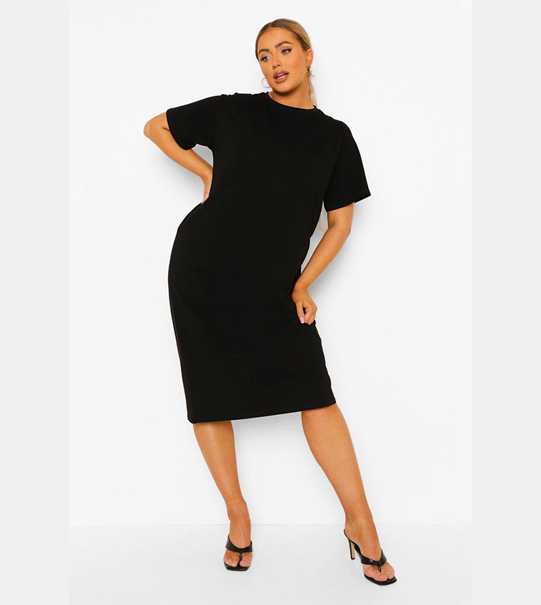 Bodycon t outlet shirt midi dress