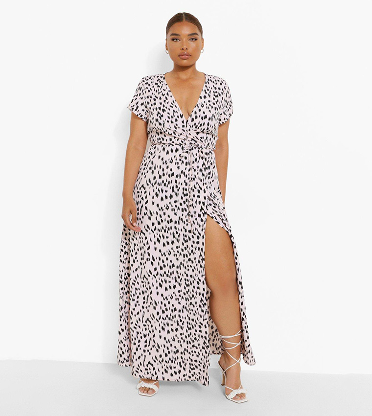 Casual wrap maxi dress best sale