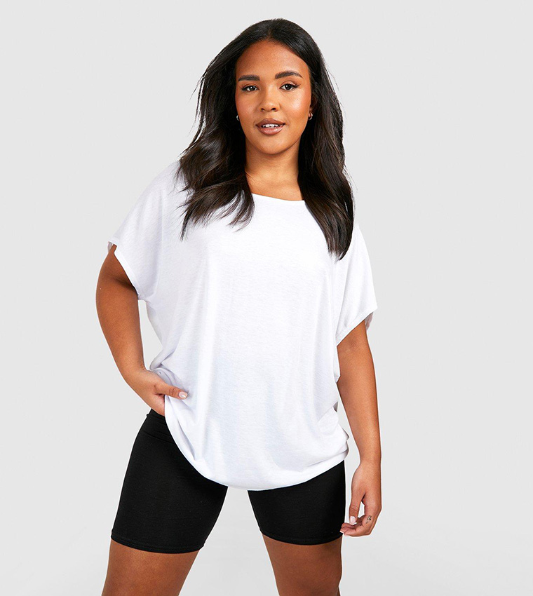 boohoo plus size t shirts