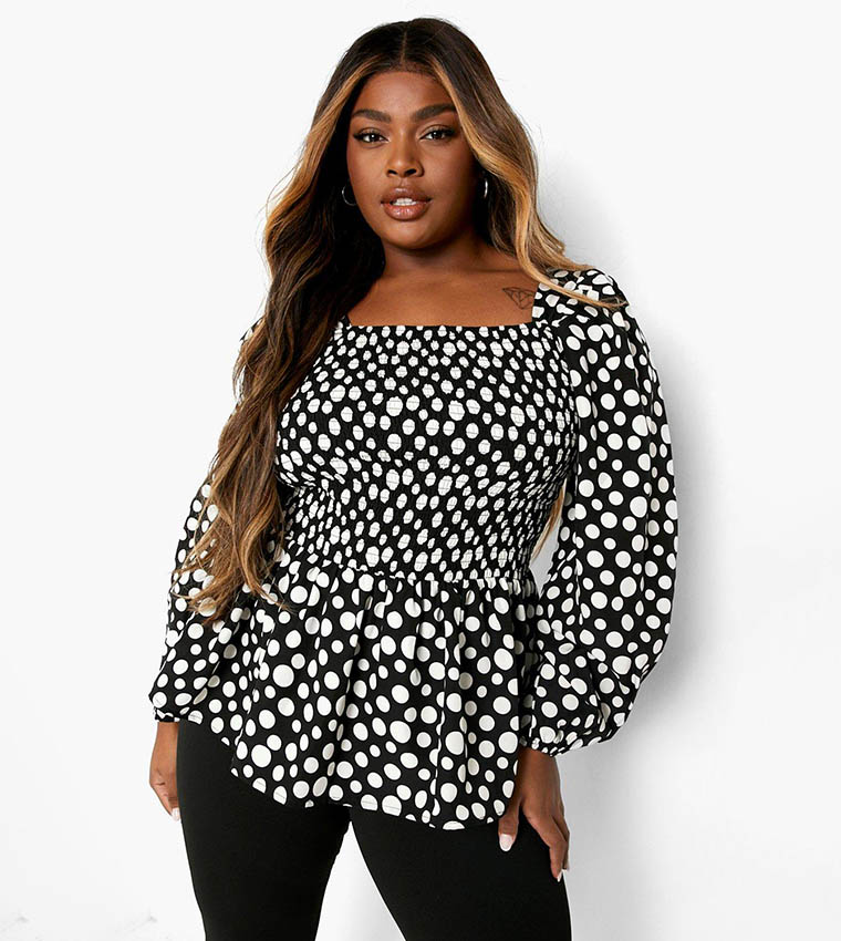 Peplum store plus size