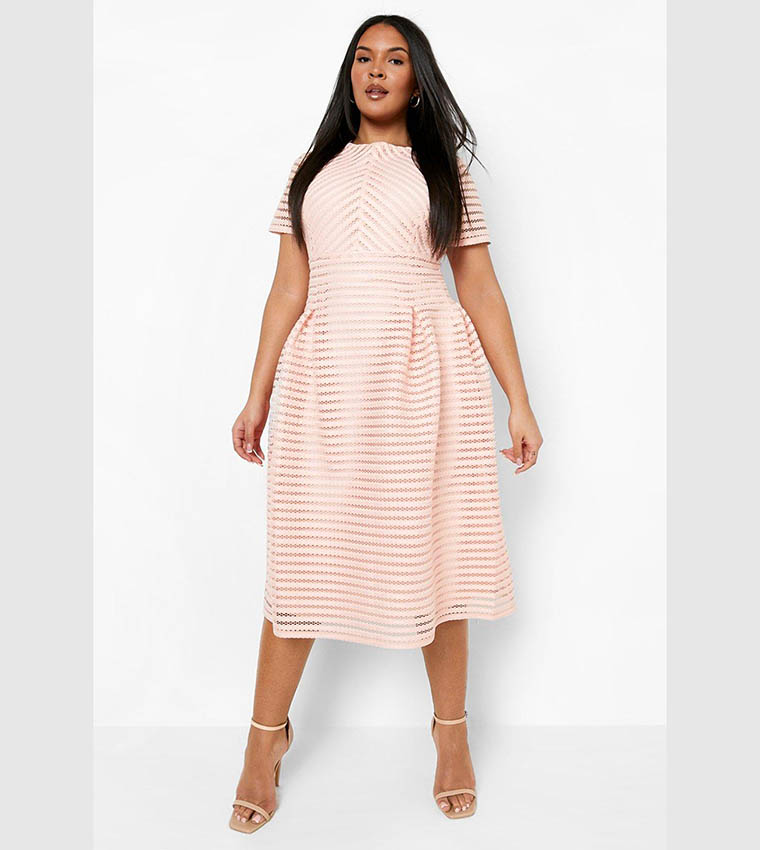 Pink boutique shop plus size dresses