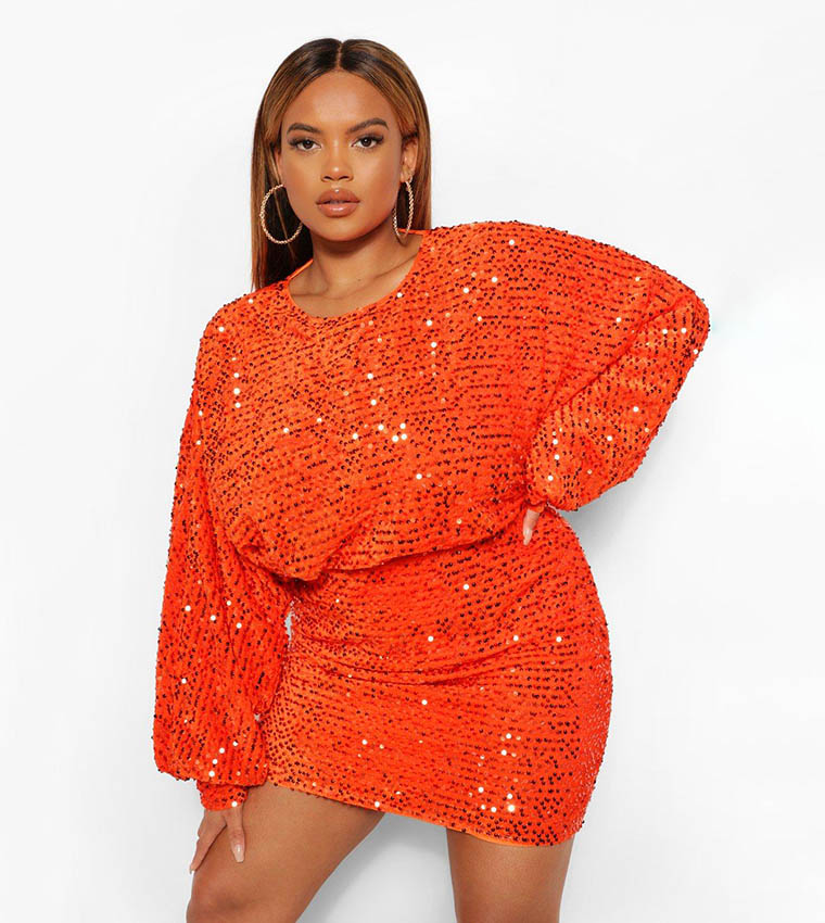 Oversized hotsell sequin dress