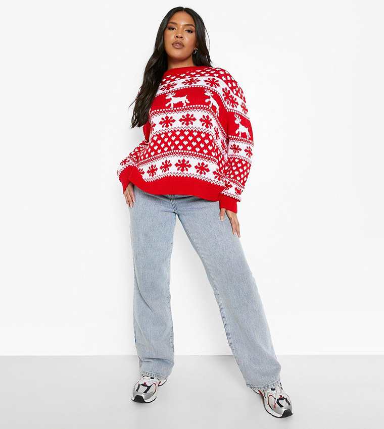 Plus Size Boohoo Christmas Shirts Boohoo Plus Size Xmas Jumper Buy