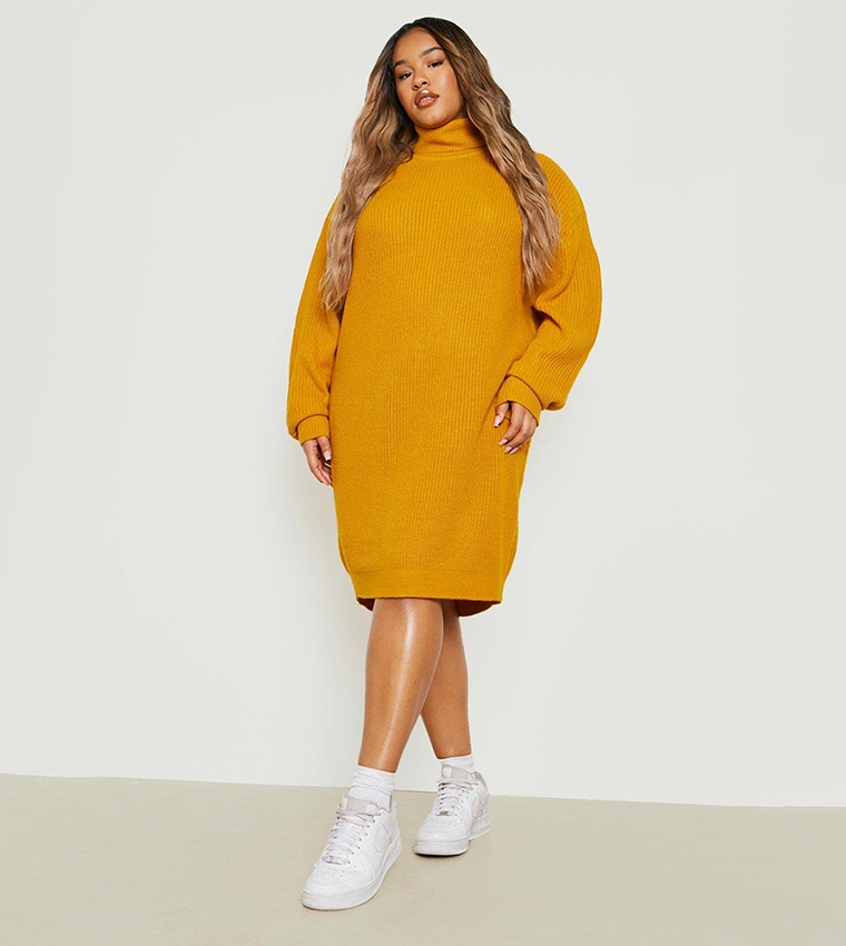 Oversized jumper dress plus sale size