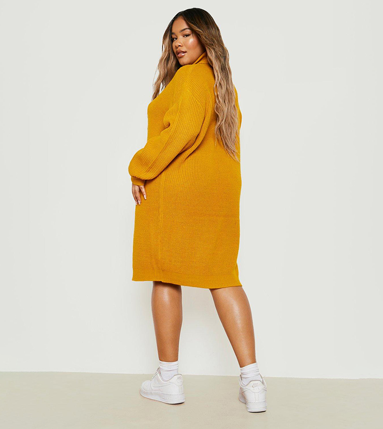 Mustard shop longline jumper