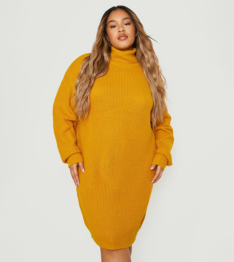 yellow jumper dress