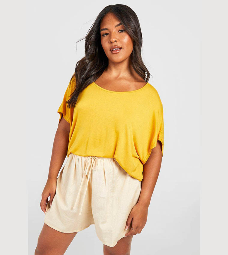 boohoo plus size t shirts