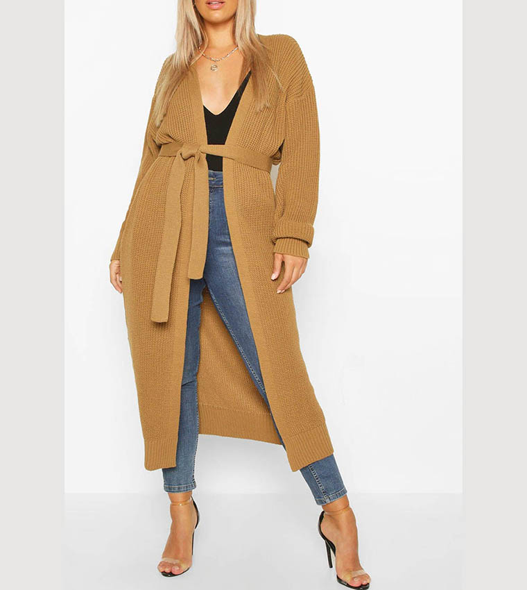 Boohoo discount maxi cardigan