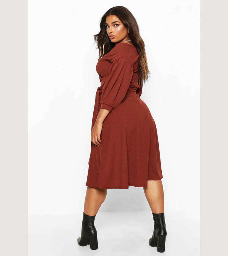 plus off the shoulder wrap midi dress boohoo Women's Plus Size Sequin Off The Shoulder Wrap Midi Dress