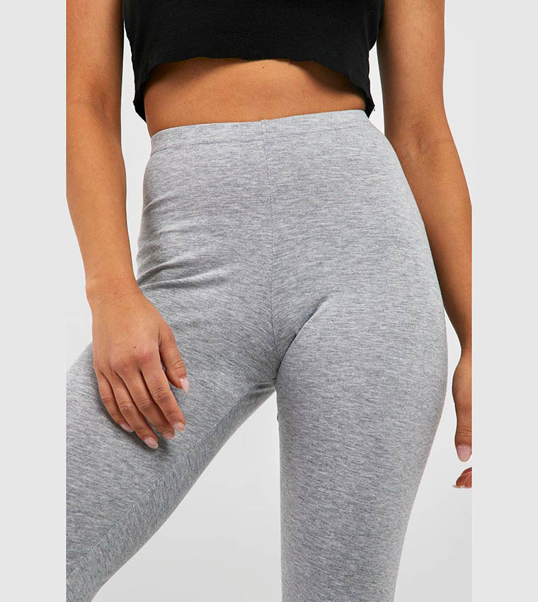 Boohoo grey leggings best sale