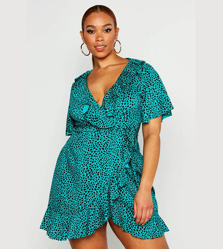 Boohoo dalmatian dress best sale