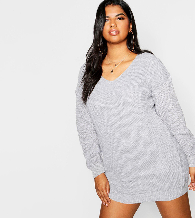 Plus size hotsell silver sweater