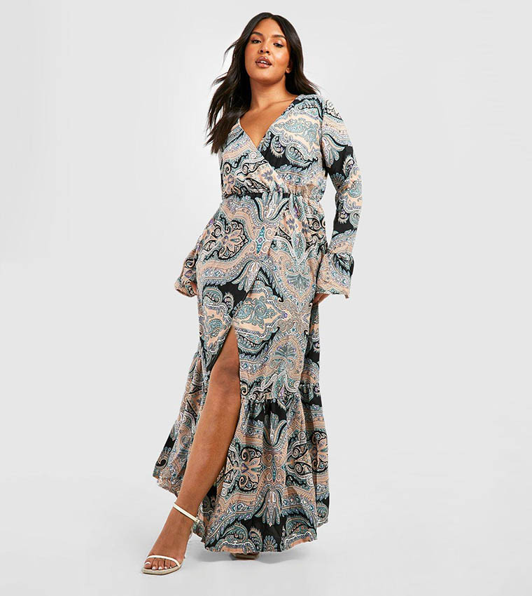 Boohoo hotsell paisley dress