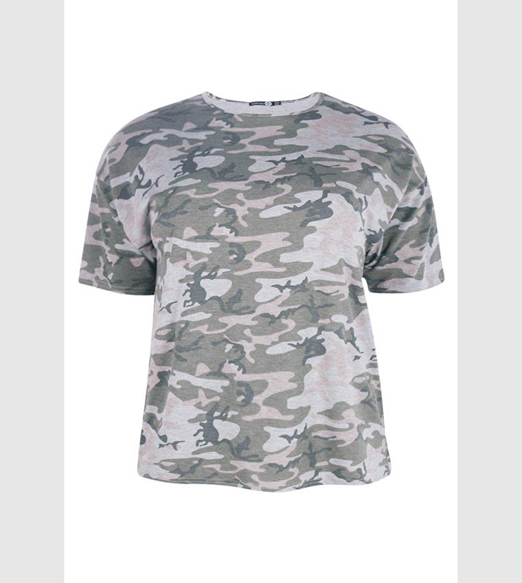 Oversized 2025 camo shirt