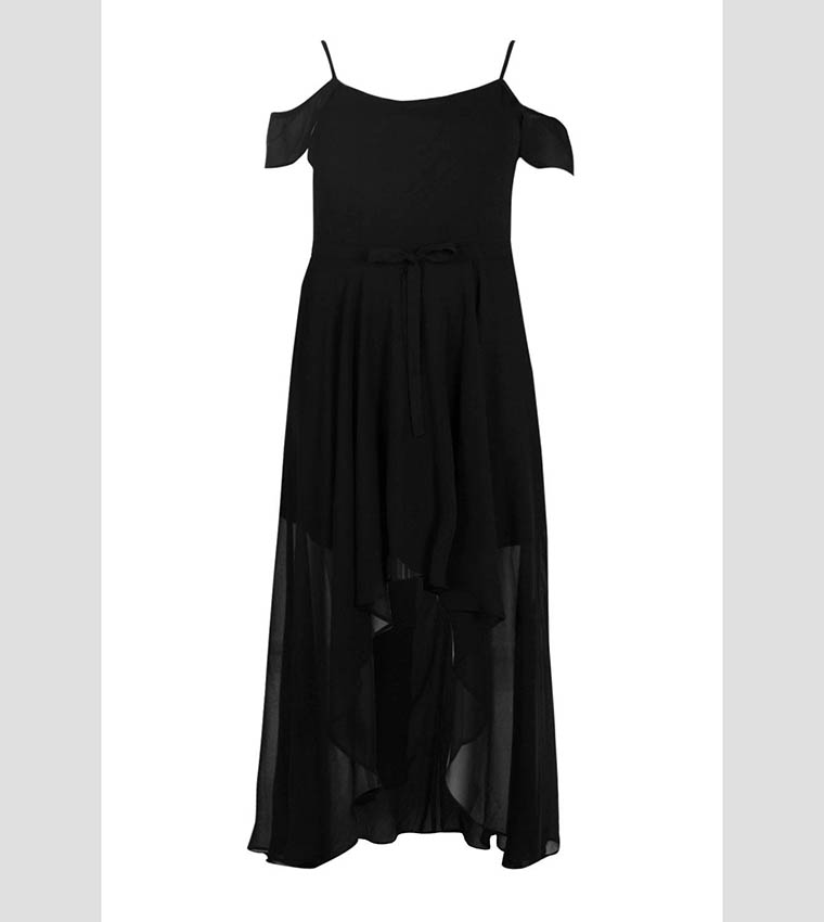 sachin and babi light blue dress Bardot Pearl Crystal Maxi Dress Black