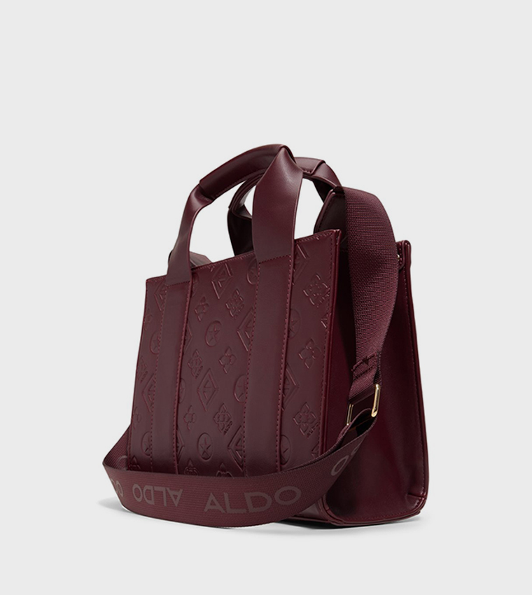 QIANWAN Self Patterned Mini Tote Bag