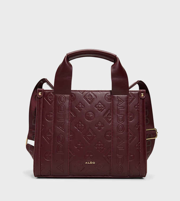 QIANWAN Self Patterned Mini Tote Bag