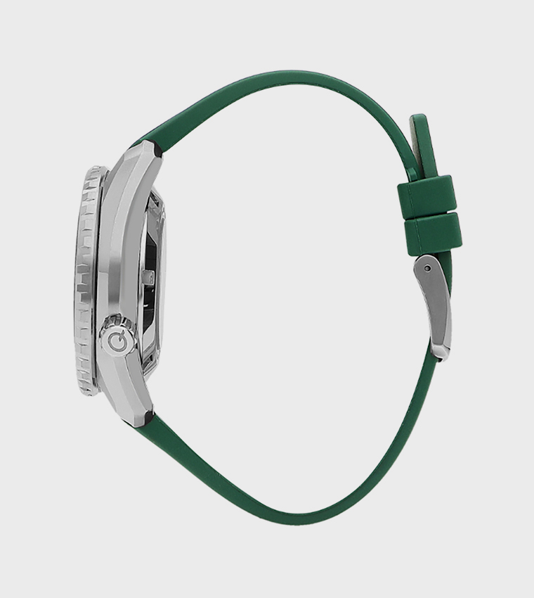 Silicon Strap Analog Watch