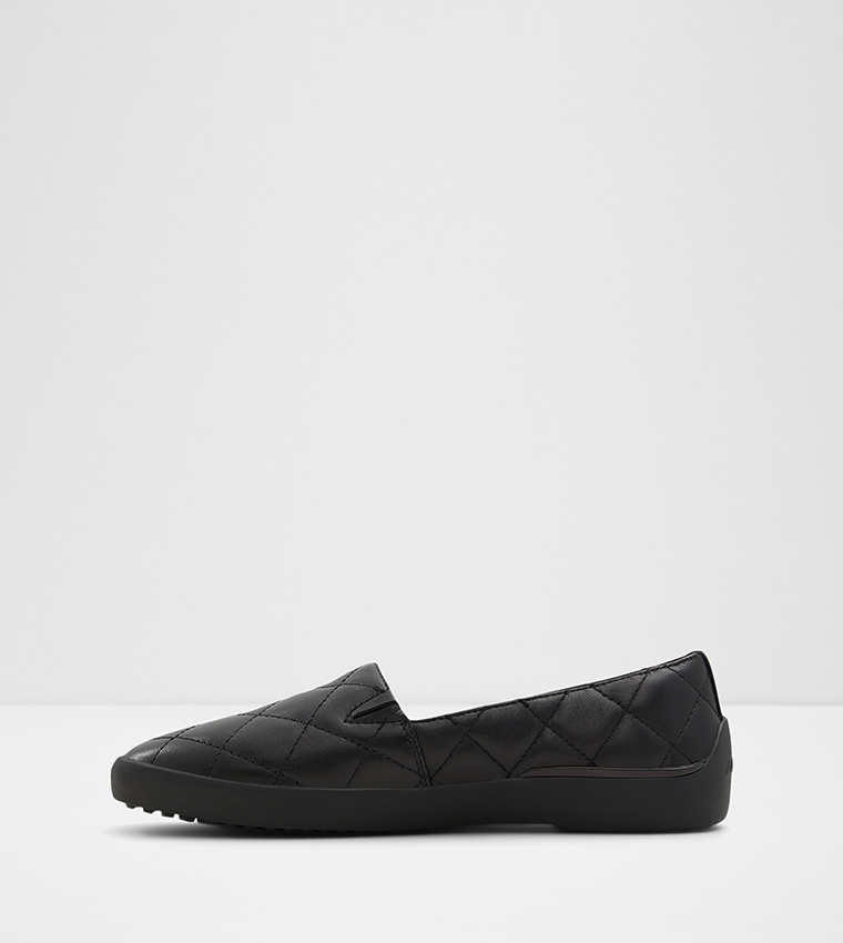Quilted leather on sale slip on shoes