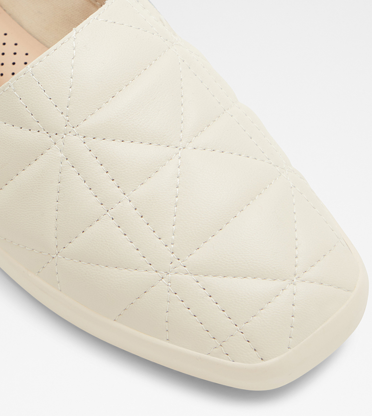 quilted slip on shoes