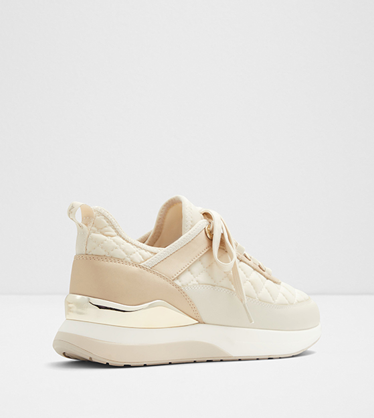QUILTYN Quilted Lace-Up Sneakers