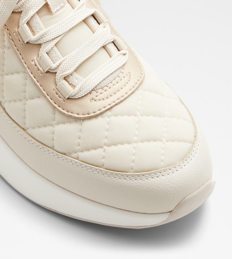 QUILTYN Quilted Lace-Up Sneakers