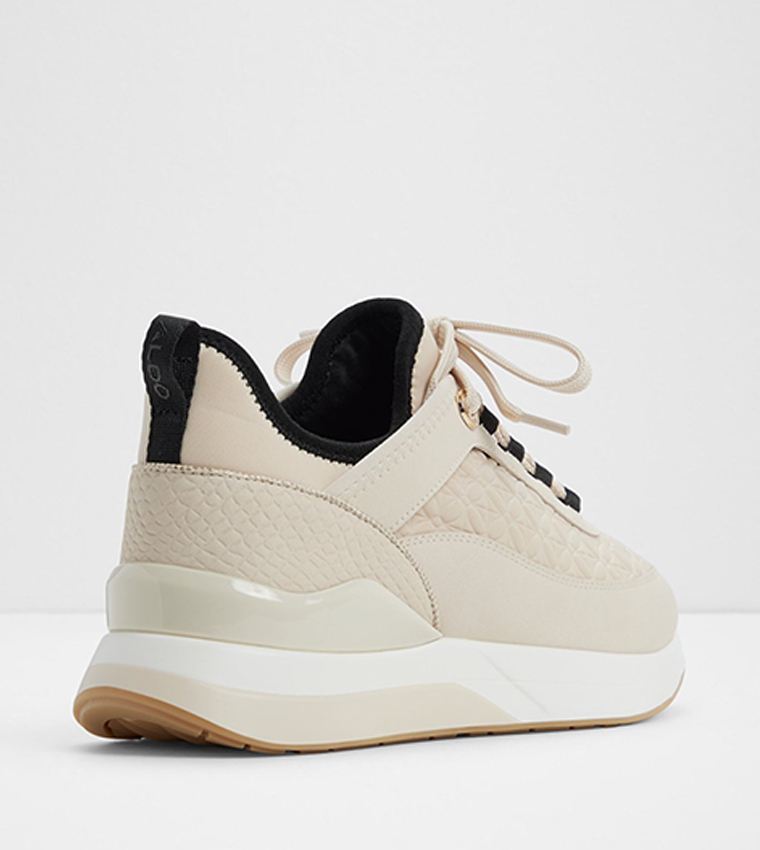 QUILTYN Textured Mid Top Sneakers