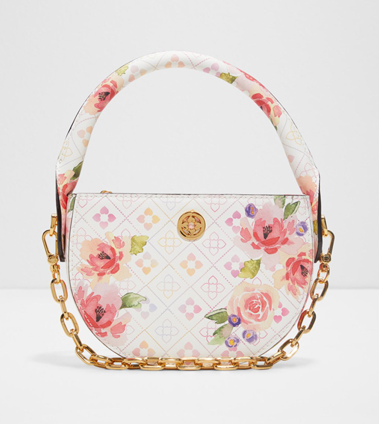 QUINNIE Floral Printed Shoulder Bag