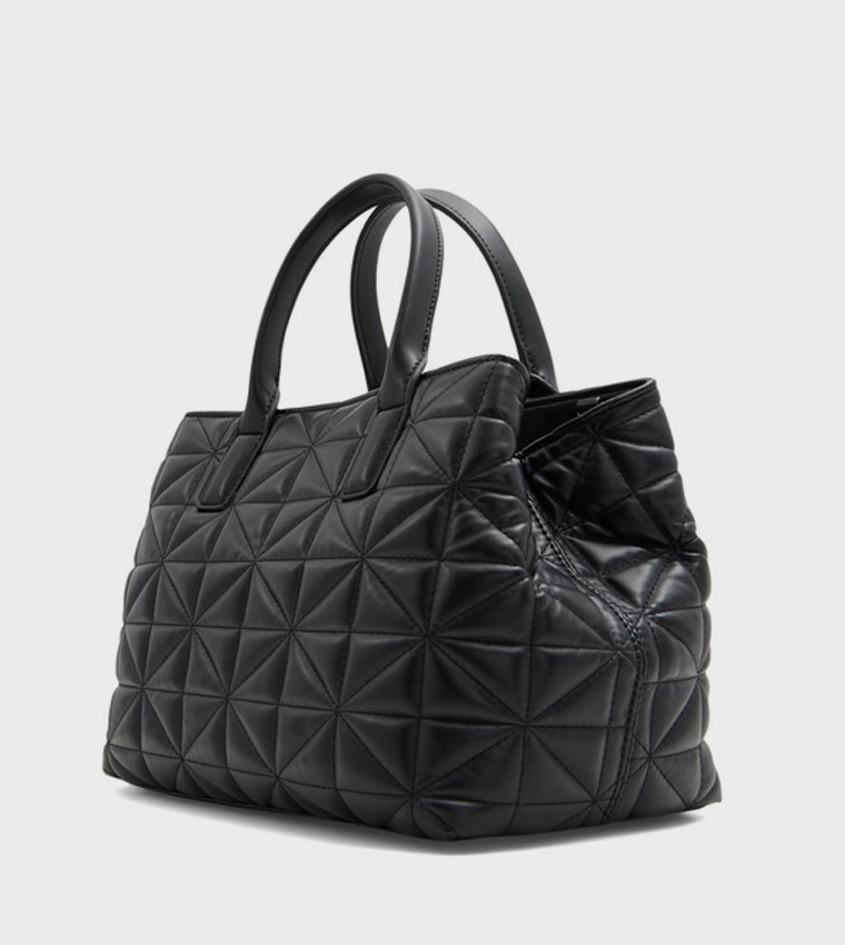 QUINNY Quilted Satchel Bag