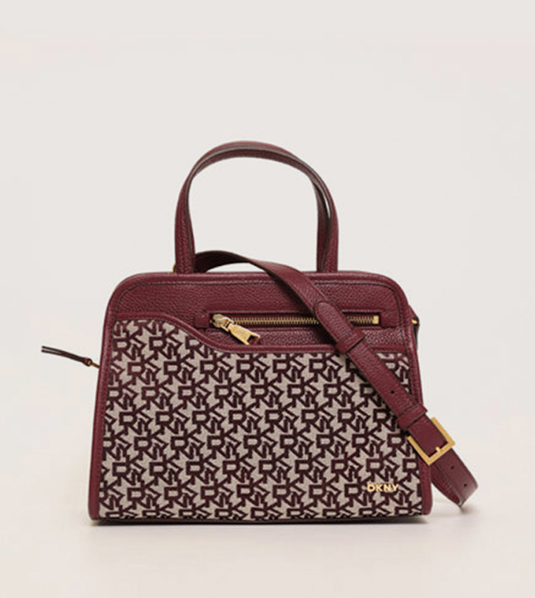 HAZEL Monotype Satchel Bag