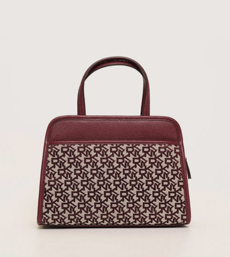 HAZEL Monotype Satchel Bag