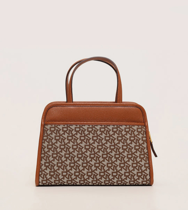 HAZEL Monotype Satchel Bag