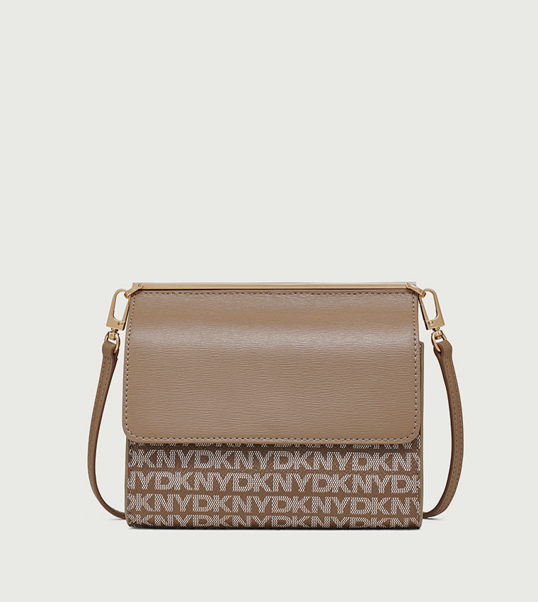 MONA Monogram Flap Crossbody Bag