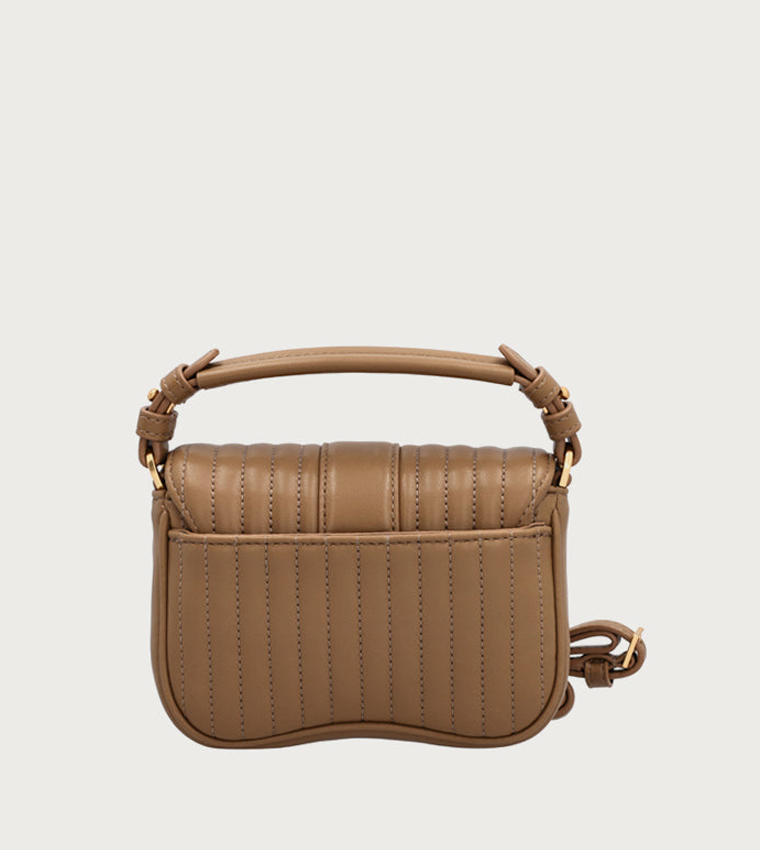 LULU Quilted Top-Handle Bag