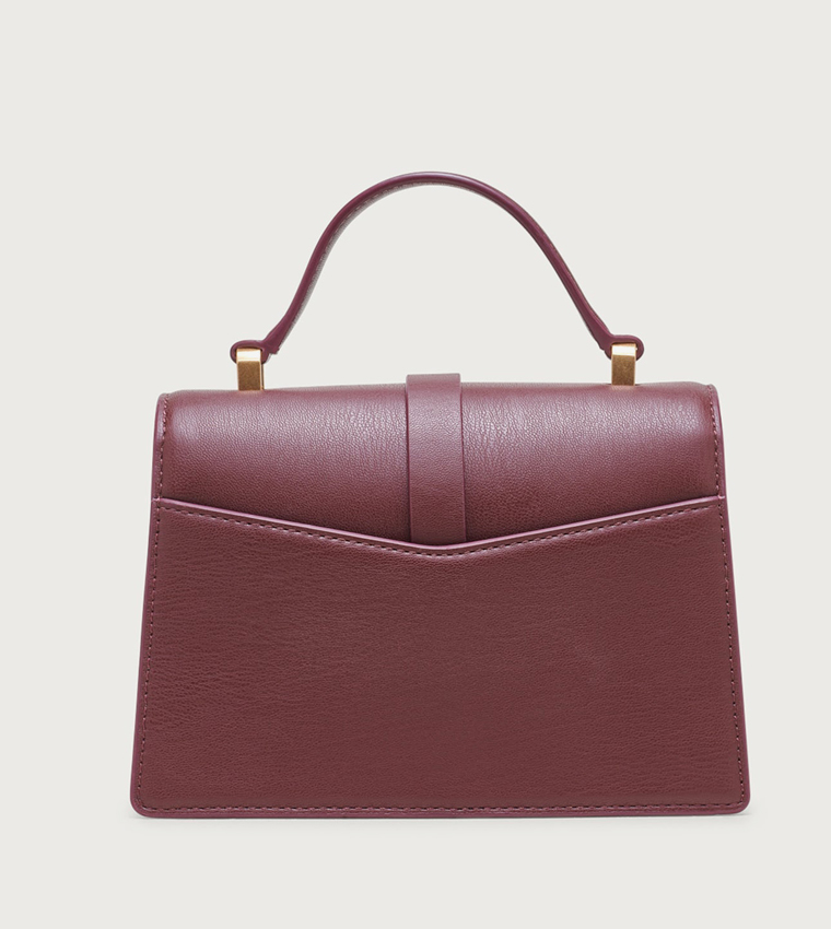 ALORA Textured Top-Handle Bag