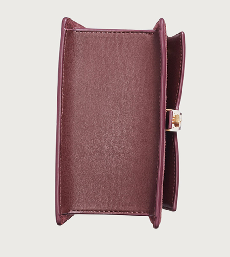 ALORA Textured Top-Handle Bag