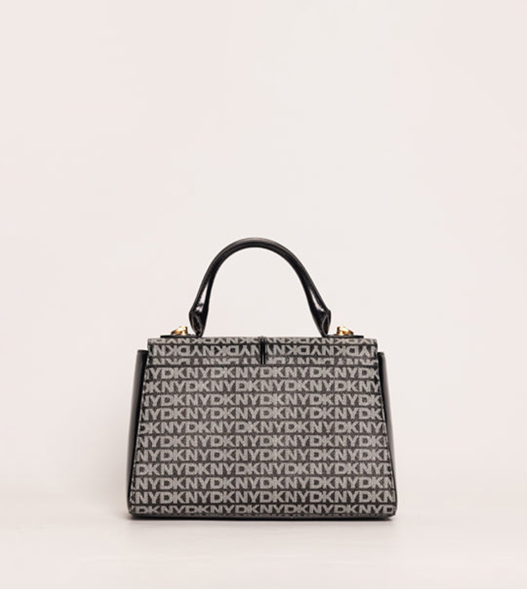 SHANA Logo Patterned Top-Handle Bag