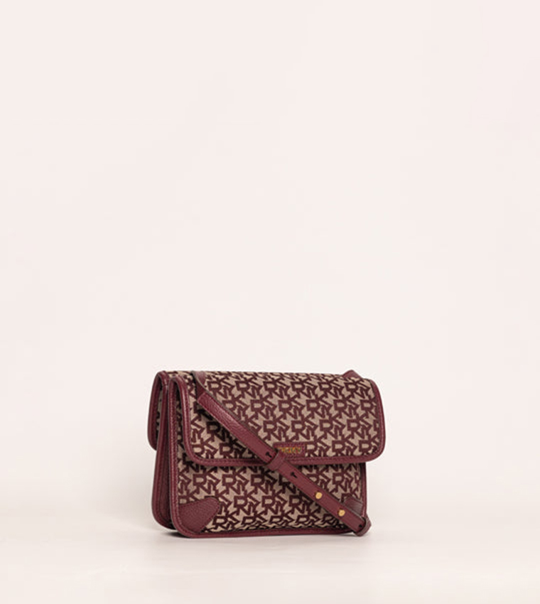 ELOISE Logo Patterned Flap Crossbody Bag