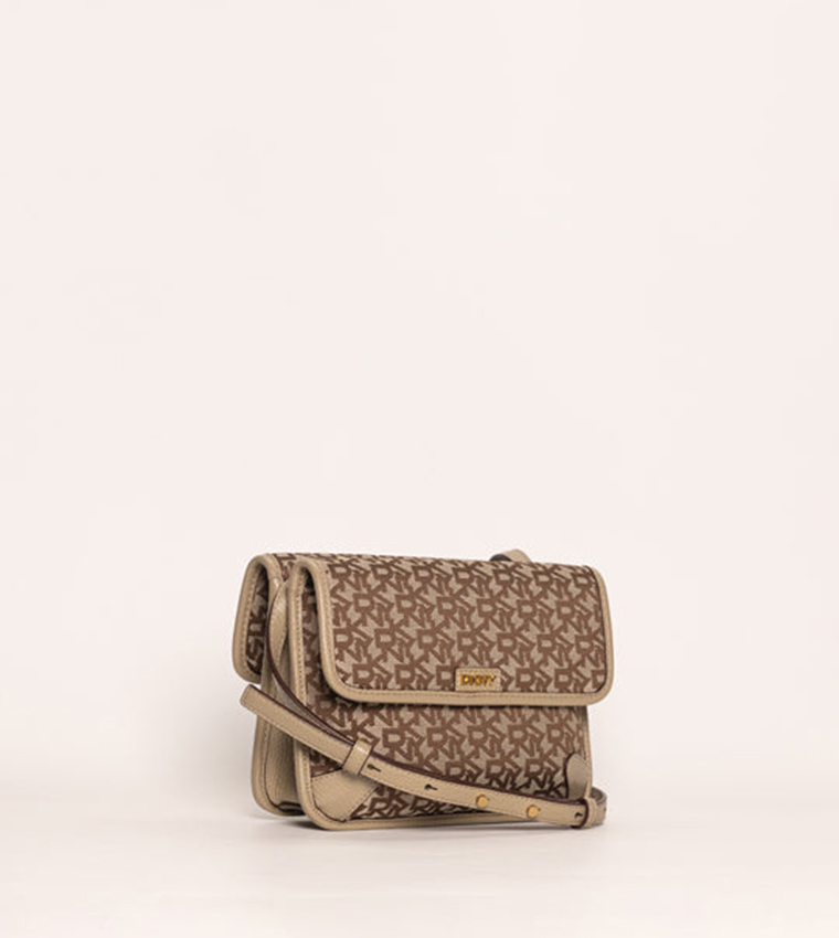 ELOISE Logo Patterned Flap Crossbody Bag