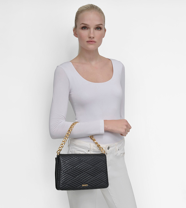 DEEDRA Quilted Shoulder Bag
