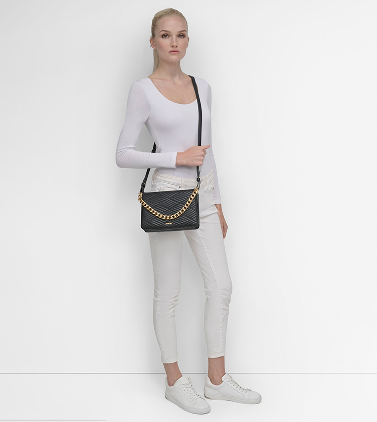 DEEDRA Quilted Shoulder Bag