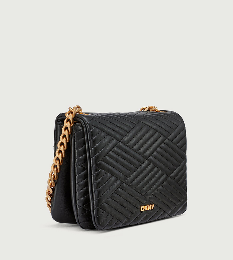 DEEDRA Quilted Flap Shoulder Bag