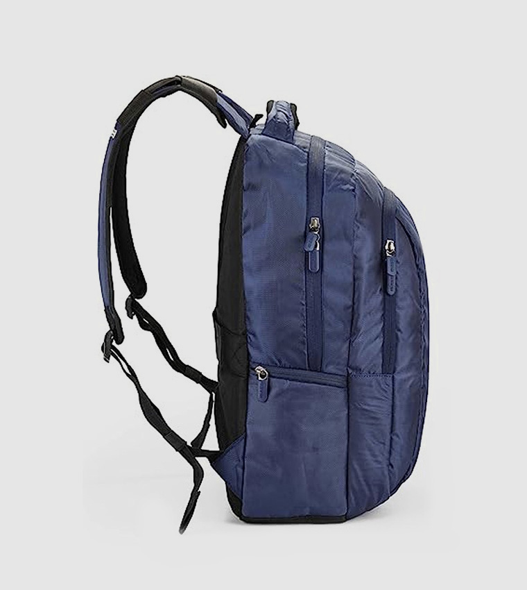 black vintage leather backpack Mens Vintage Leather Backpack Drawstring, Navy