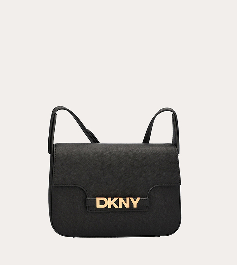 AVRIL Logo Detail Flap Crossbody Bag