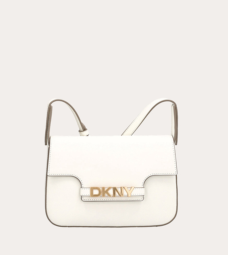 AVRIL Logo Detail Flap Crossbody Bag