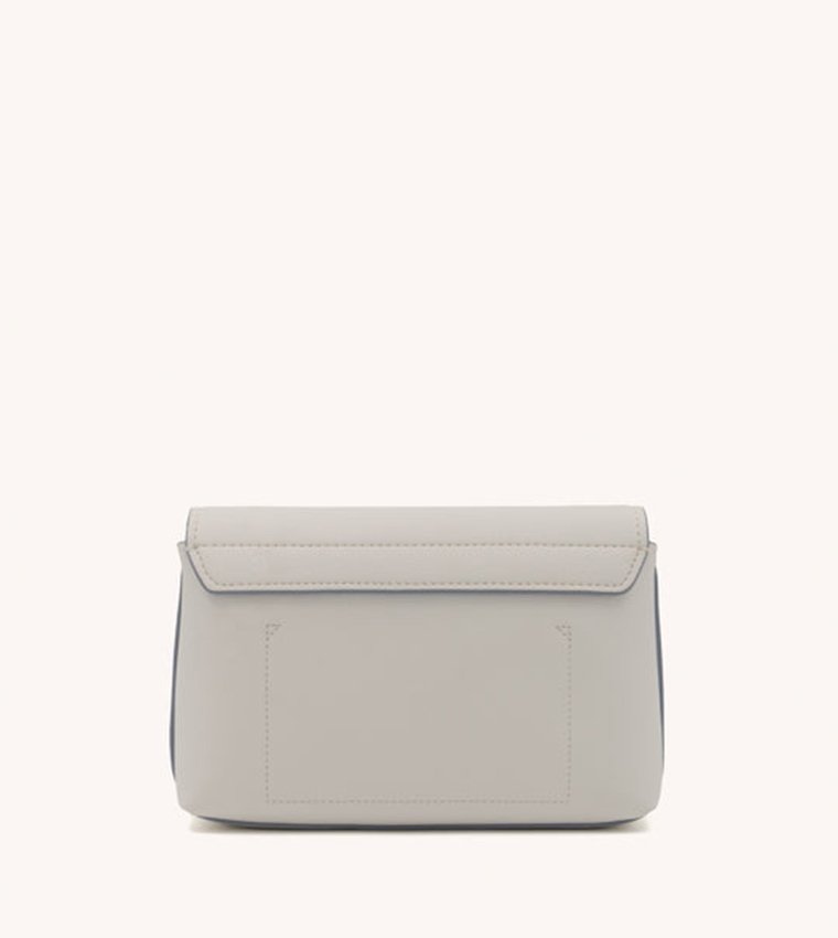 NICOLE Logo Appliqued Flap Crossbody Bag